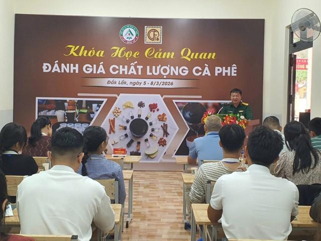 CÔNG TY CÀ PHÊ 15 TỔ CHỨC KHÓA HỌC ĐÁNH GIÁ CHẤT LƯỢNG CÀ PHÊ